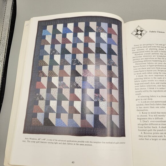 Template-Free Quiltmaking Pattern Book by Trudie Hughes Multiple Patterns B-86 - Picture 10 of 10